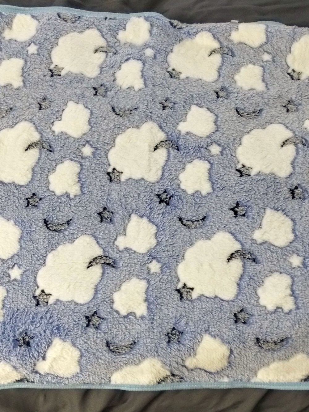 Plush Cloud & Moon Pet Blanket